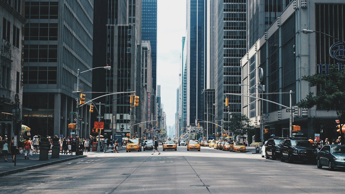 Street and architecture, topical urban image